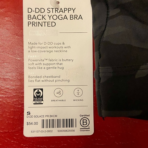 ✨SOLD✨ NWT ~ Athleta Solace Printed Bra - Picture 8 of 9